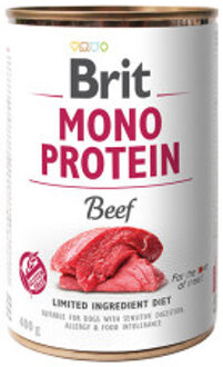 Brit Mono Protein rund natvoer hond 12 x 400 g