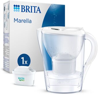 BRITA Marella incl. 1 MAXTRA PRO ALL-IN-1 Waterfilter Wit 2,4L