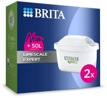 BRITA MAXTRA PRO Kalk Expert Filterpatronen - 2 Stuks - Vermindert kalk, chloor, lood