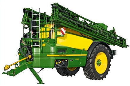 Britains john deere r962i veldspuit aanhanger (42909) Geel