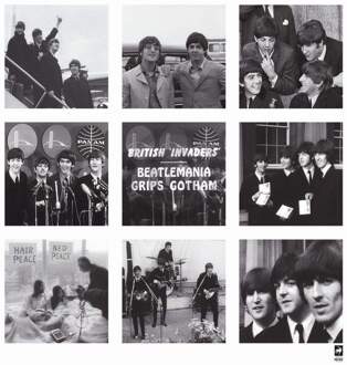 British Pathe - Beatlemania Grips Gotham Kunstdruk 70x70cm