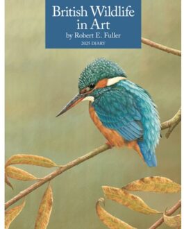 British Wildlife In Art By Robert Fuller Deluxe Diary A5 2025 - Calendars, Carousel