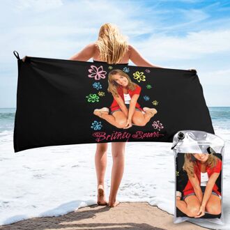 Britney Baby Een Meer Tijd Unisex 90S Vtg 1998 Geïnspireerd Vrouwen Halloween Strand Badhanddoek 160 x 80cm