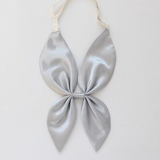 Britse JK Goudvis Vlinderdas Uniform Accessoires Japanse High School Meisjes Das Vlinder Knoop Das Preppy Stropdas wit