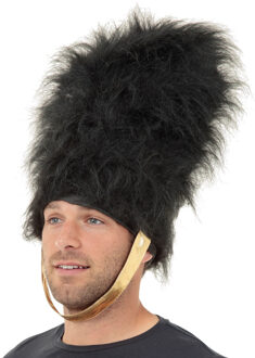 Britse soldaten wachters verkleed hoed - zwart - volwassenen