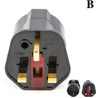 Britse Standaard Conversie Plug Eu Uk 3 Pin Plug 13A Reizen 250V Adapter Universele Converter