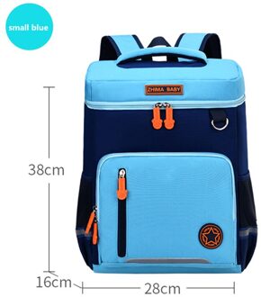 Britse Stijl Student Orthopedische Rugzak Voor Jongens Meisjes Primaire Schooltassen Meisjes Leuke Rugzakken Waterdichte Schooltas Mochila klein lucht blauw