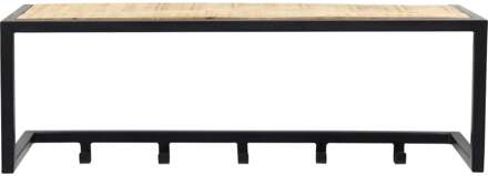 Brix Abby Wandkapstok Bruin, Zwart