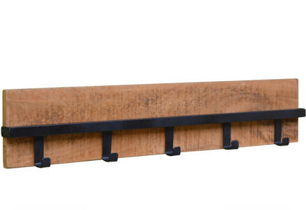 Brix Ethan Wandkapstok Bruin, Zwart