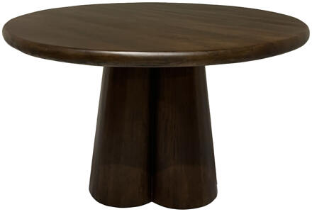 Brix Ronde Eettafel 'Clubs' Mangohout, 130cm - 130 cm