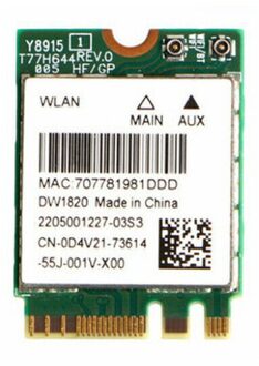 Broadcom DW1820 WiFi 802.11 ac/a/b/g/n + Bluetooth 4.1 M.2 Card NGFF WLAN Card P/N:D4V21 - small