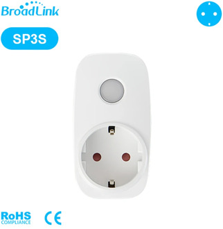 BroadLink SP3S Contros 16A 3500W Socket Hot Easy-Setup Wi-Fi Smart Timer Plug for Smart Home Automation System
