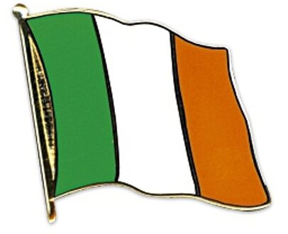 Broche/speldje/pin van vlag Ierland 20 mm