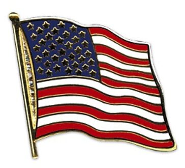 Broche/speldje Pin Vlag USA/Amerika Multi