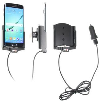 Brodit actieve houder roterend met sig-plug & USB kabel voor Sams Galaxy S6 edge