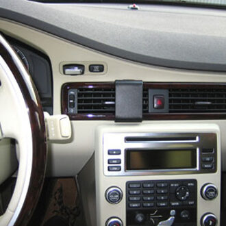 Brodit center mount v. Volvo S80/V70/XC70 08- (wood grain panel)