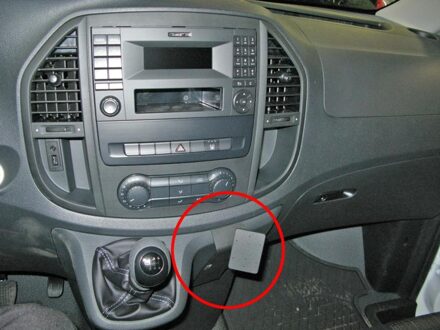 Brodit Pro Clip hoekmontage - voor Mercedes Benz Vito 15