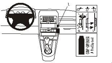 Brodit Proclip Angled Mount (852838)