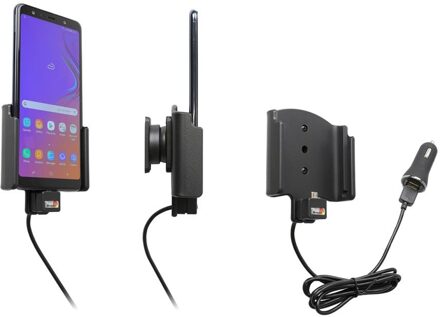 Brodit Telefoonhouder Samsung Galaxy A7 (2018) met Usb Lader
