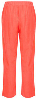 Broek 20614104 hot coral Oranje - M
