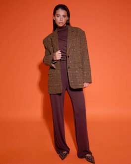 Broek 254-50 noa Bruin - M