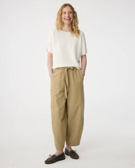 Broek 261p100 mona - maat L Beige