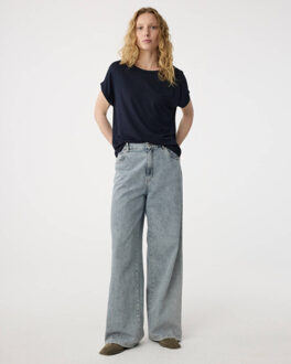 Broek 261p110 dennie - maat M Blauw