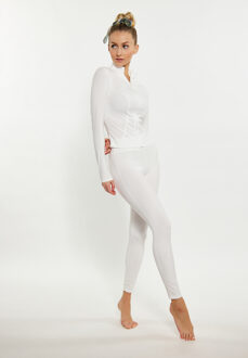 Broek Dames wolwit - maat Gebroken wit