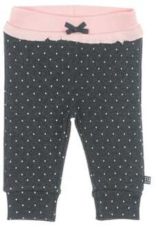 Broek Dots antraciet-melange Grijs - 62