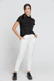 Broek met bandjes Ecru - EU 38 / UK 10