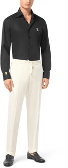 Broek Pasvorm Chinos Crème - 54 (Waist)