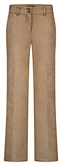 broek srb4729 claudette faux suede almond Bruin - 44