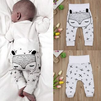 Broek Voor Pasgeborenen 0-24M Broek Voor Baby Jongens En Meisjes Cartoon Leuke Lange Harembroek, katoen Leggings 18m