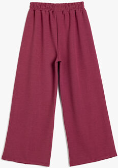 BROEKEN Normale taille Brede pijpen Broek Roze