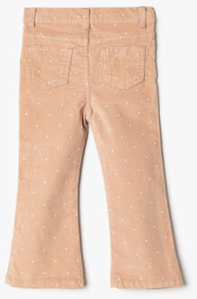 BROEKEN Normale taille Flare Broek Roze