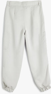 BROEKEN Normale taille Jogger Broek Grijs