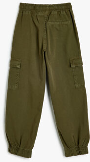 BROEKEN Normale taille Jogger Jeansbroek Kaki