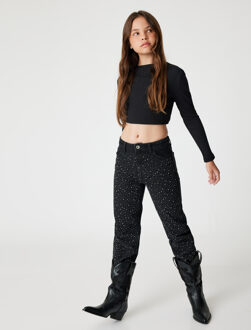 BROEKEN Normale taille Mama Jeansbroek Zwart