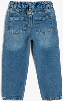 BROEKEN Normale taille Normaal Jeansbroek Indigoblauw