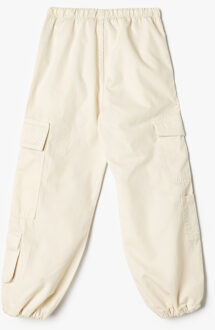 BROEKEN Normale taille Parachute Jeansbroek Beige