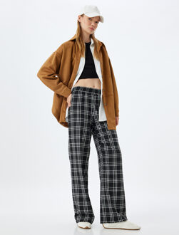 BROEKEN Normale taille Recht Broek Zwart