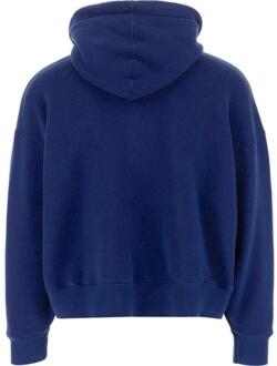 Broken Palm Tree Blue Hoodie Blauw