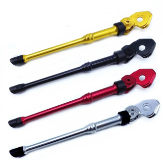 Brompton Kickstand Aluminum Alloy CNC Bicycle Leg Stand Brace Folding Bike Part Red-Black-Gold-Silver