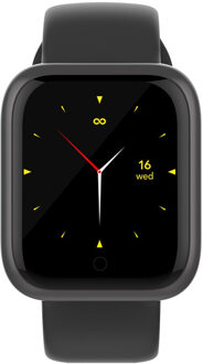 BRON Fabriek Goederen Stijl GT1 50 M Waterdichte Multi Beweging Modus Stap Graaf Smart Horloge Ring zwart en wit met patroon