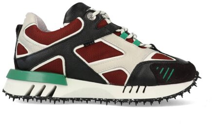 Bronx Sneakers Hacker 66430-CN Rood maat