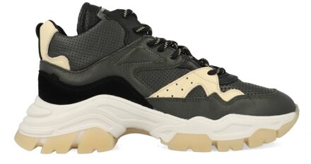 Bronx Sneakers Tayke-Over 47309-AB Groen / Beige maat