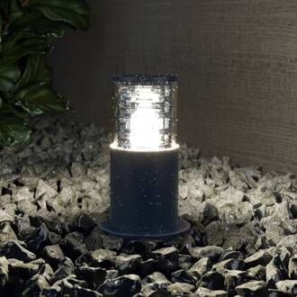 Bronx sokkellamp, zwart zwart, helder