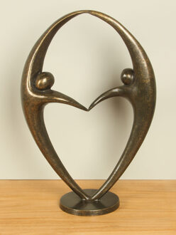 Bronzen beeld Liefde, 45 cm