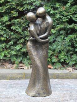 Bronzen beeld Liefdespaar, 49 cm