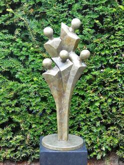 Bronzen Familie 5 personen